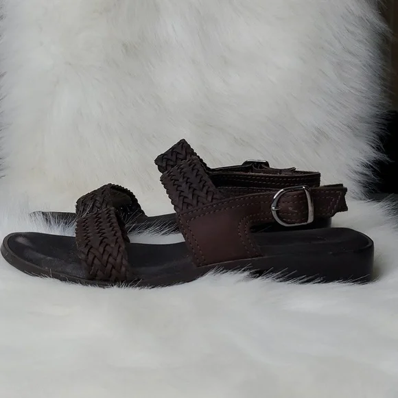 Enzo Angiolini Weaved Leather Strap Sandal - Picture 8 of 15